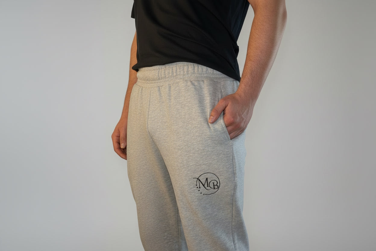 graue jogginghose männer mb royal bequem