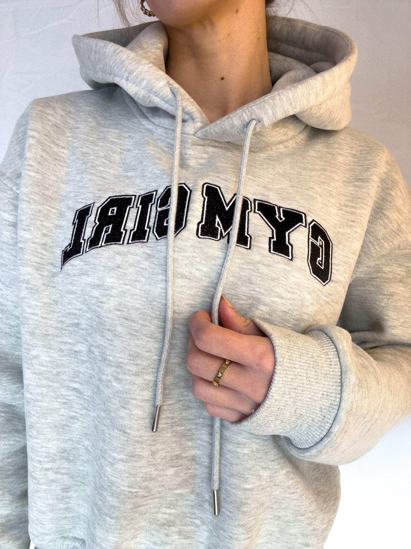 bequemer Fleece Pulli mb royal grau